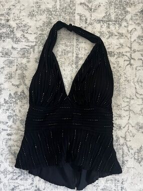 Headed Y2K halter tank top